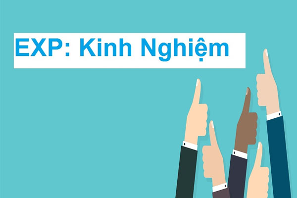 Exp còn được dùng khá phổ biến trong game, đối với các game thủ thì exp chính là kinh nghiệm của các nhân vật trong game