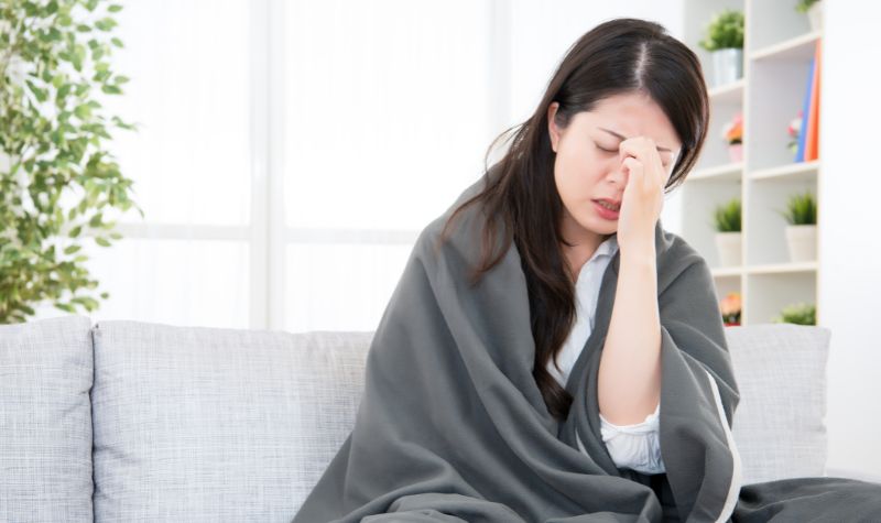 Tăng các triệu chứng mệt mỏi