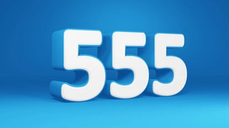 555 Có nghĩa là Hu hu hu