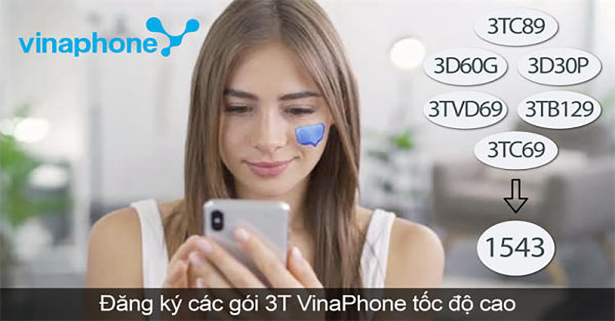 Đăng ký các gói cước 3T VinaPhone tốc độ cao, rẻ, nhanh, đơn giản
