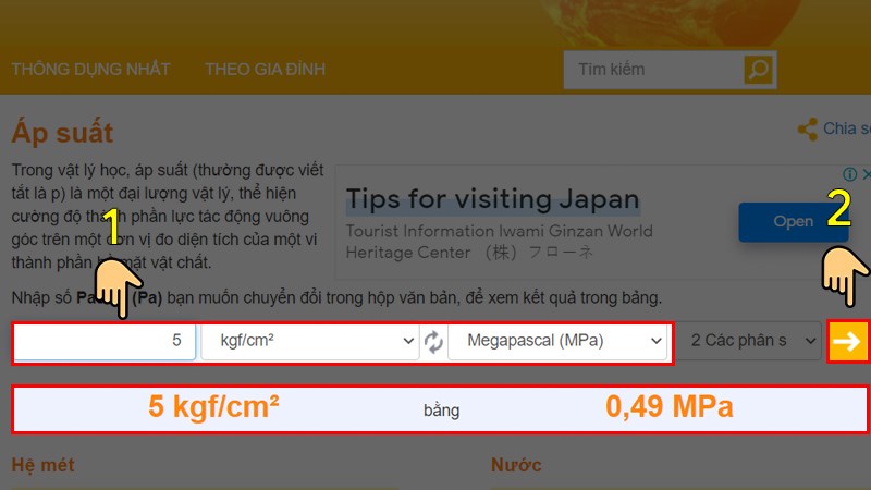Dùng công cụ Convert World