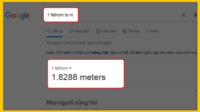 Dùng google
