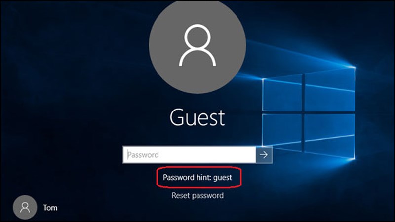 Password hint là gợi ý có liên quan tới dãy mật khẩu mà bạn đã đặt cho tài khoản nào đó