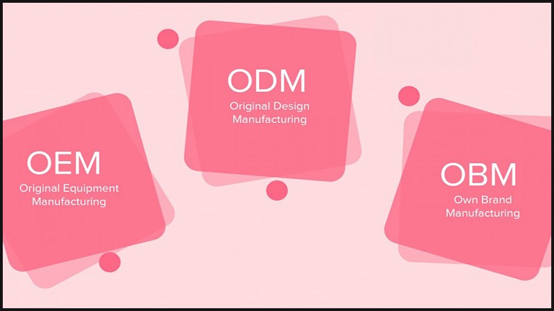 Sự khác nhau giữa OEM, ODM và OBM