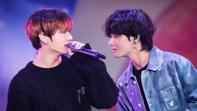 Em út và “em gần út” của BTS luôn thân thiết làm fan thích thú