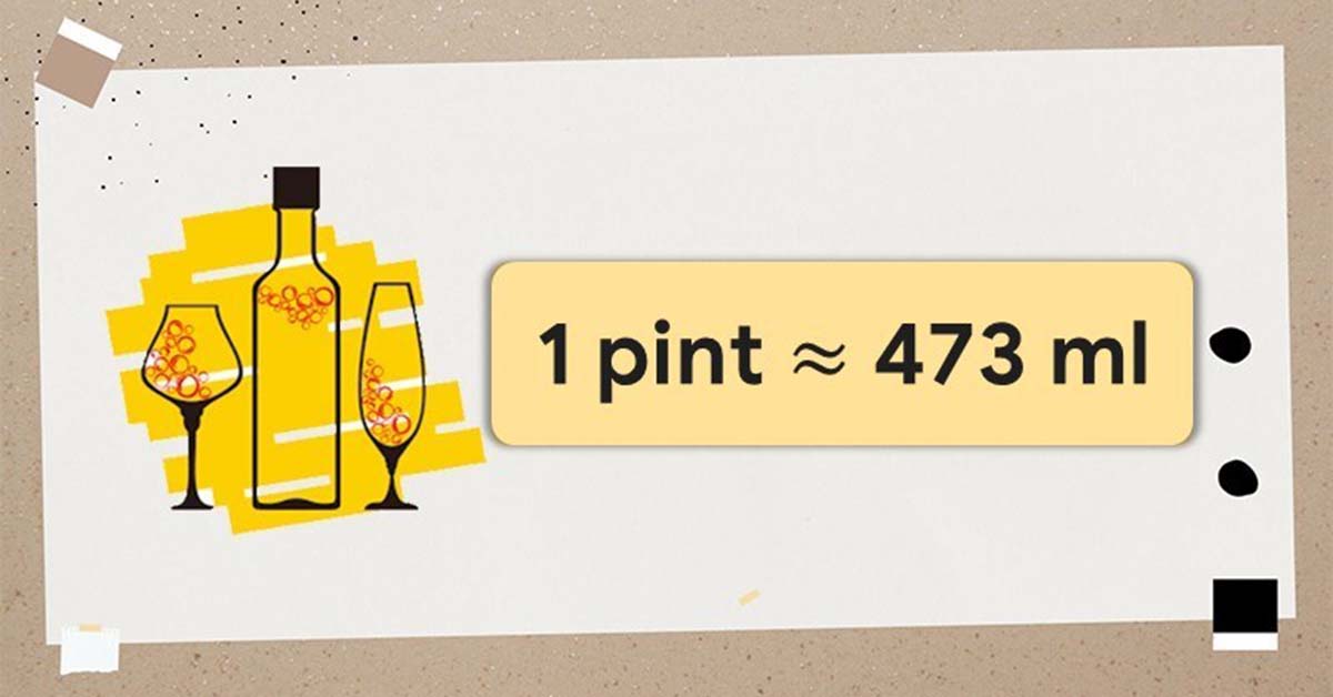 Pint là gì? 1 pint bằng bao nhiêu ml, lit, gallon, ounce?