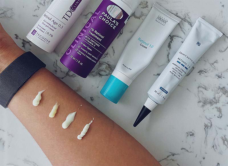Retinol dạng kem