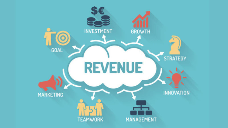 Revenue có nghĩa là doanh thu