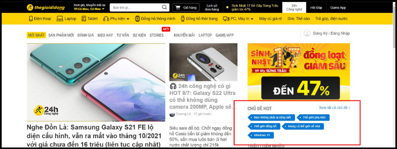 Vai trò của Tag đối với Website