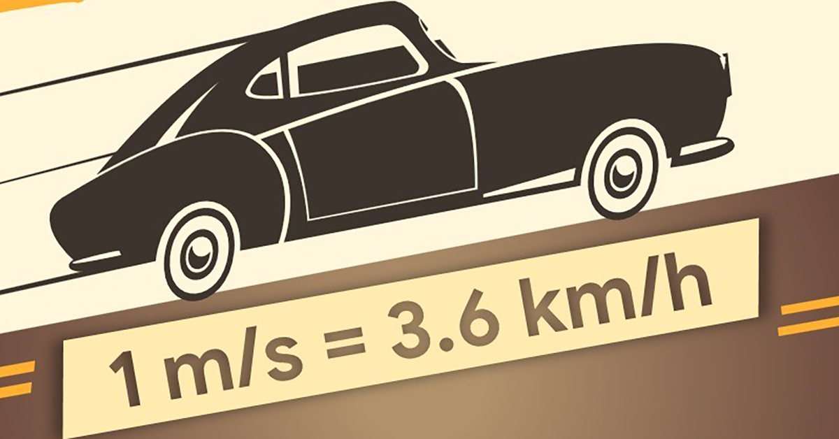 1m/s bằng bao nhiêu km/h? Cách đổi m/s sang km/h chính xác