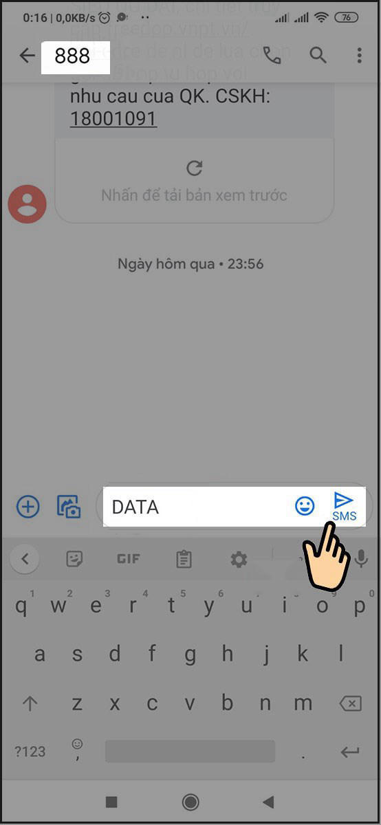 Cách kiểm tra dung lượng còn dư của gói cước