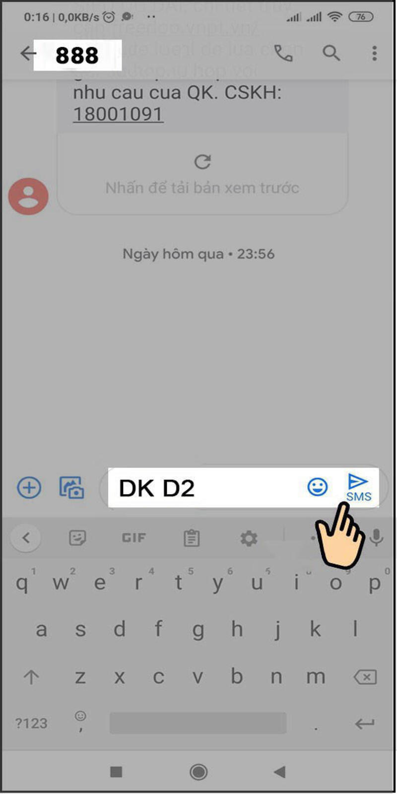 Cách đăng kí gói 3G ngày VinaPhone 1 ngày