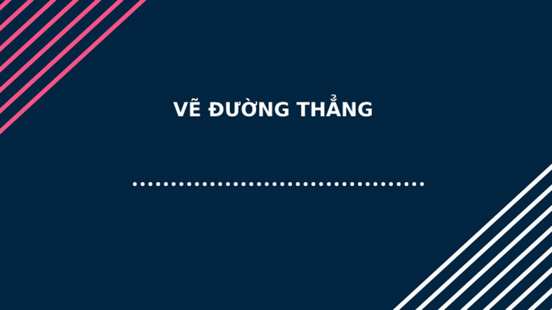 Cách vẽ đường thẳng