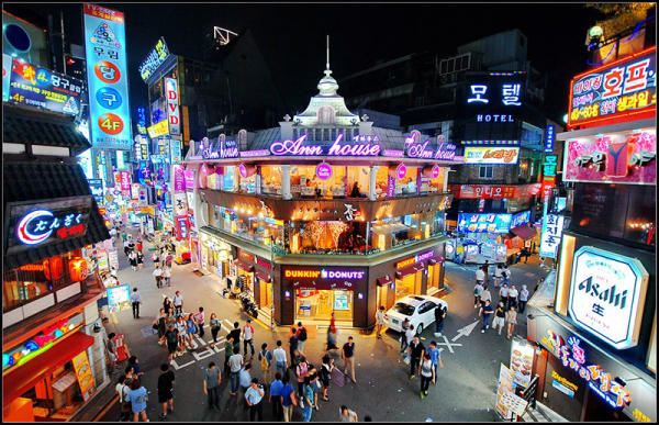 Phố Itaewon Hàn Quốc