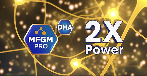 Sự kết hợp giữa DHA và Mfgm giúp cho não bộ của trẻ phát triển nhanh hơn