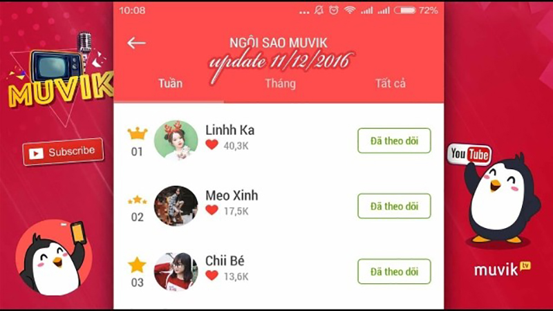 Cách sử dụng ứng dụng Muvik