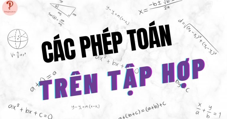 Các phép toán trên tập hợp