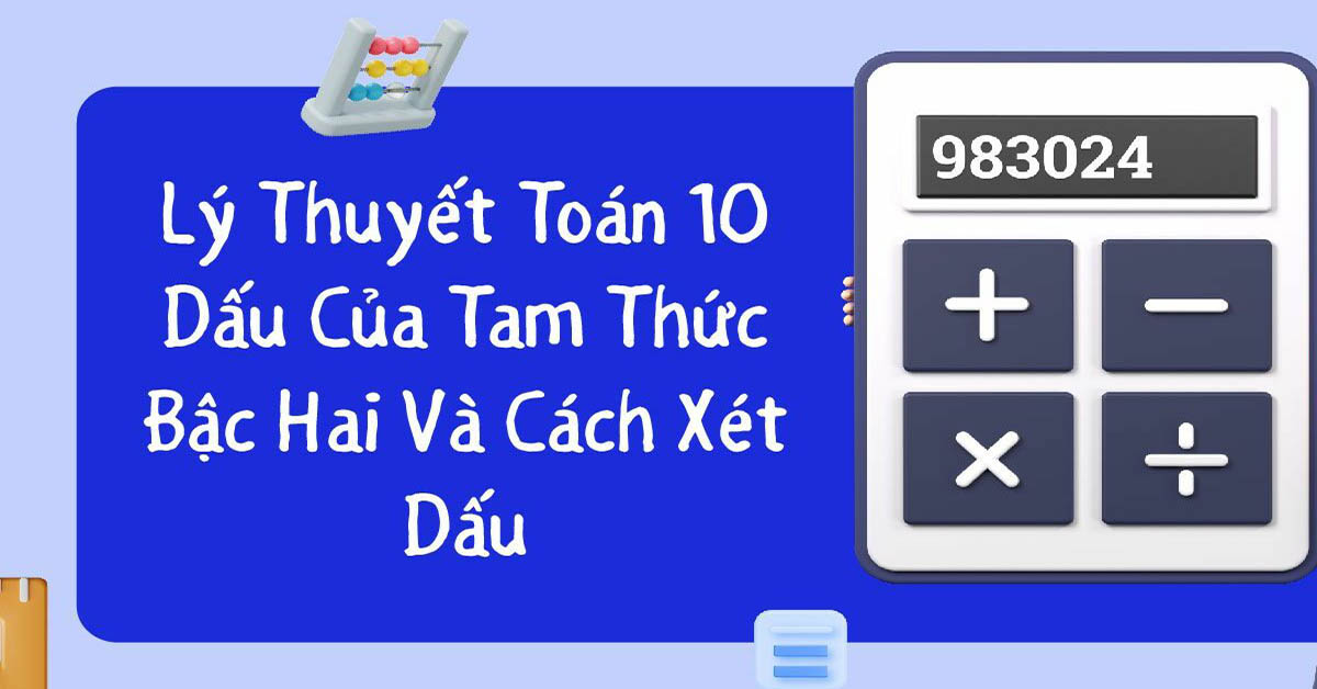 bài tập về dấu của tam thức bậc 2