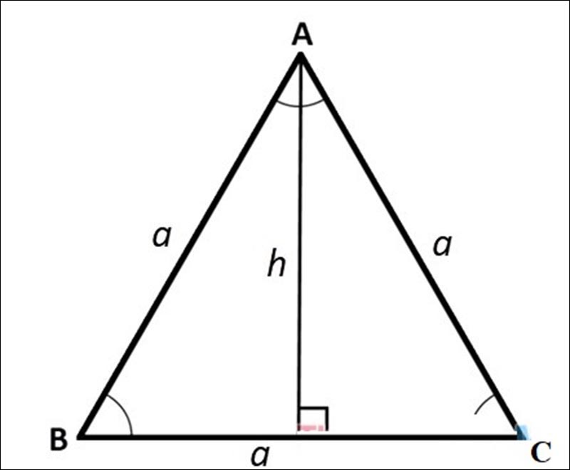 Tính chất đường cao trong tam giác đều