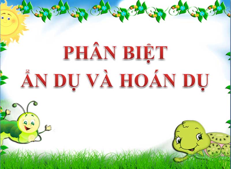 Sự khác nhau giữa ẩn dụ và hoán dụ là gì?