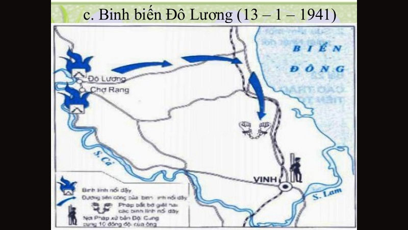 Sơ đồ của binh biến Đô Lương
