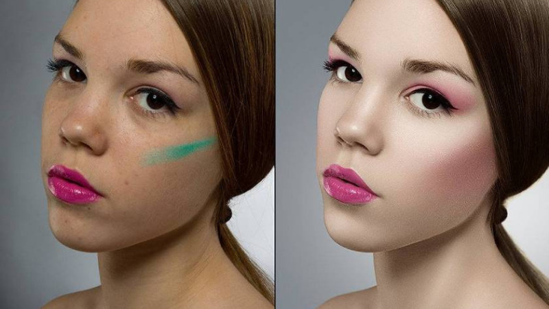 Tính năng chỉnh sáng trong Retouch