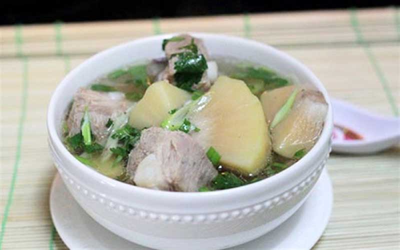 Nấu canh bằng quả Sake