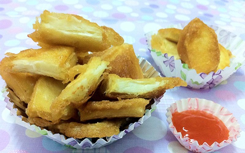 Quả Sake chiên giòn