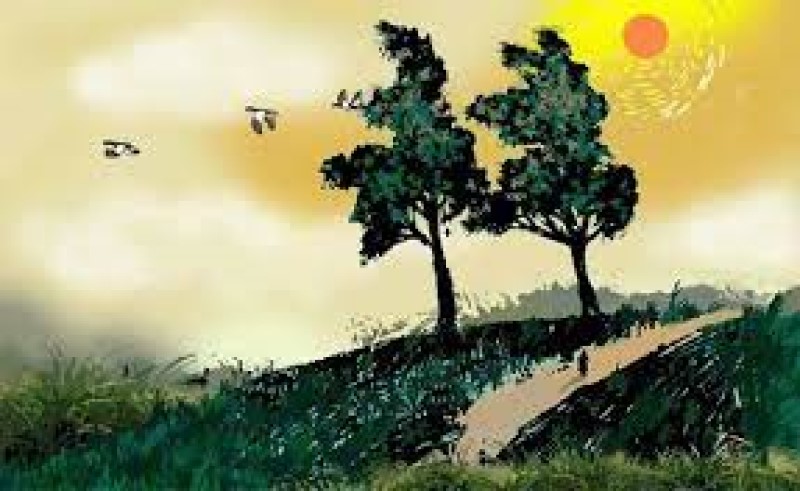 Soạn bài hai cây phong để thấy hình ảnh biểu tượng hiện lên qua mạch kể chuyện tôi