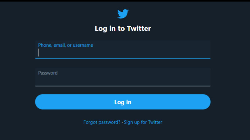 Vào Twitter