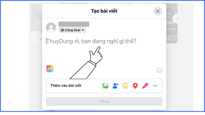 Đăng ở chế độ công khai