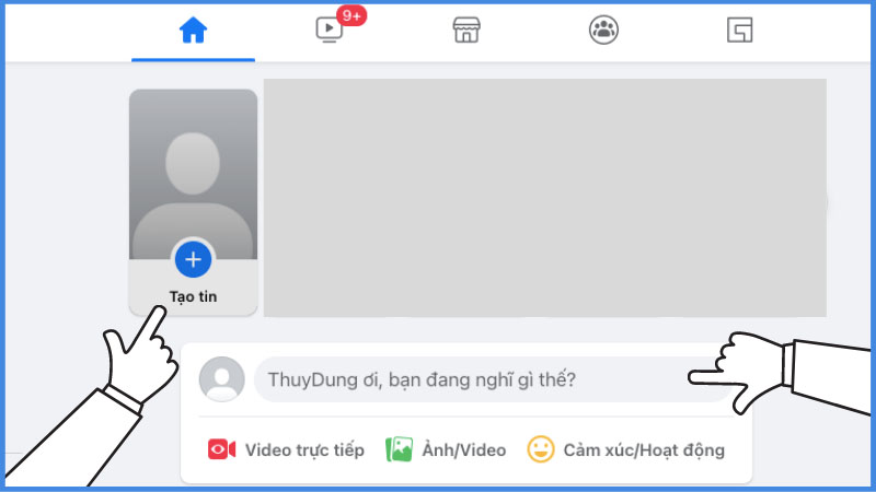 Tạo trạng thái mới
