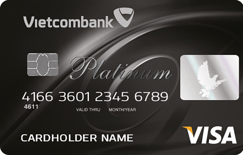 Thẻ ghi nợ quốc tế VISA Platinum của Vietcombank