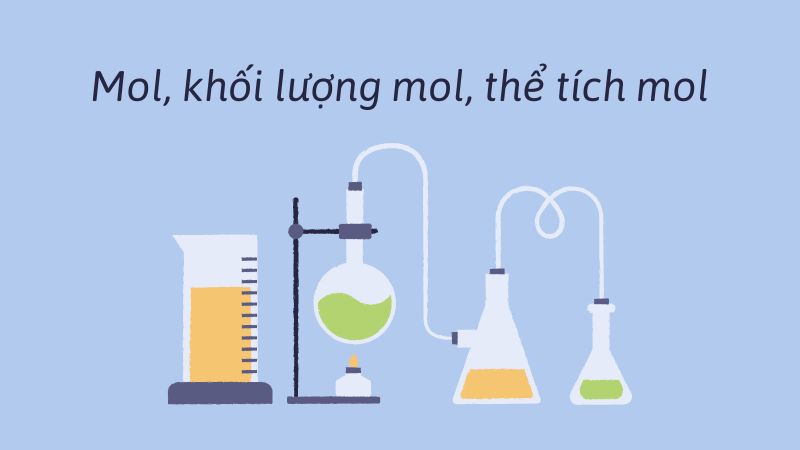 Khái quát về mol, khối lượng mol và thể tích mol