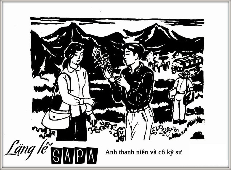 Bố cục tác phẩm khi soạn bài lặng lẽ Sapa
