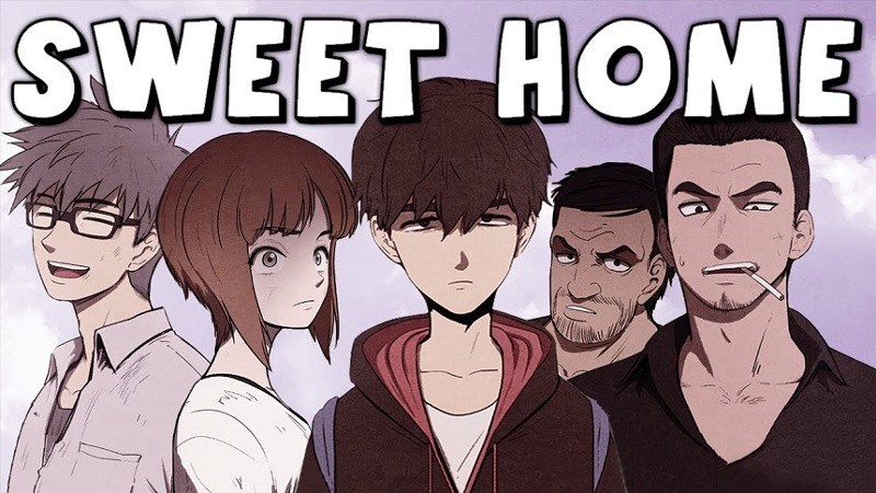 Poster của bộ webtoon Sweet Home