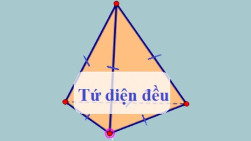 Công thức tính thể tích khối tứ diện