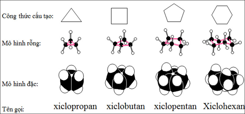 Đồng phân của Xicloankan