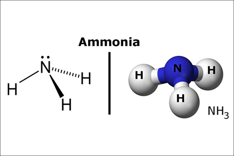 Cấu tạo phân tử amoniac