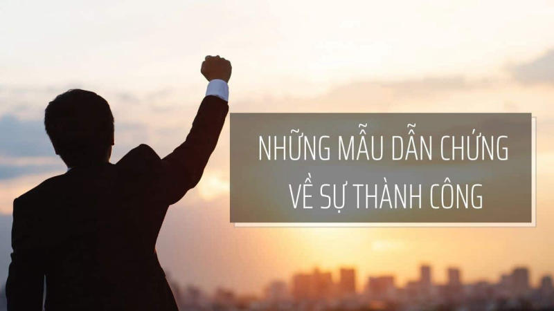 Một số minh chứng về sự thành công trong cuộc sống