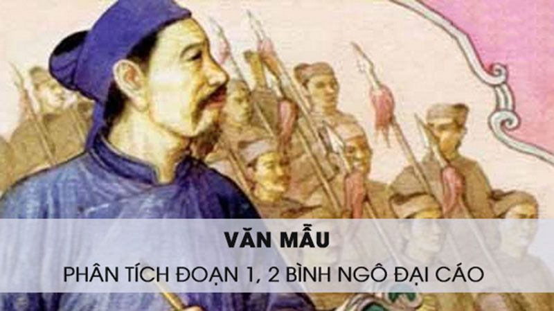 Tìm hiểu và cảm nhận đoạn 1 2 Bình ngô đại cáo của Nguyễn Trãi