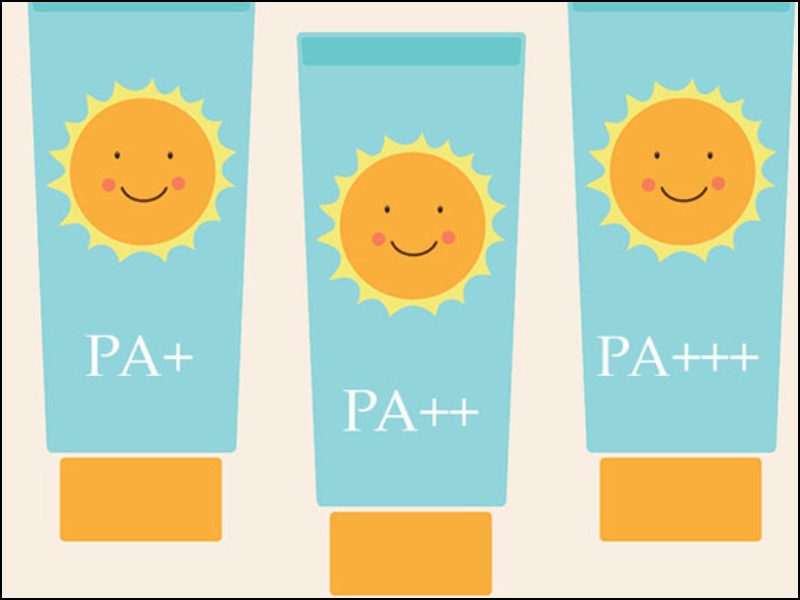 Chỉ số PA thể hiện mức độ bảo vệ da khỏi tia UVA