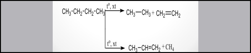 tìm hiểu phản ứng cracking butan