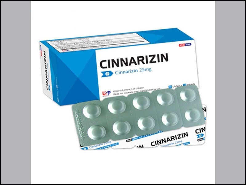 Cinnarizin được sử dụng trong trường hợp nào?