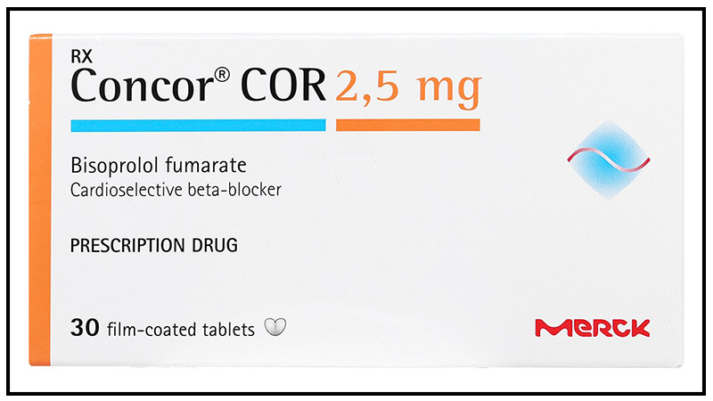 Tác dụng phụ của thuốc concor cor 2.5 mg?