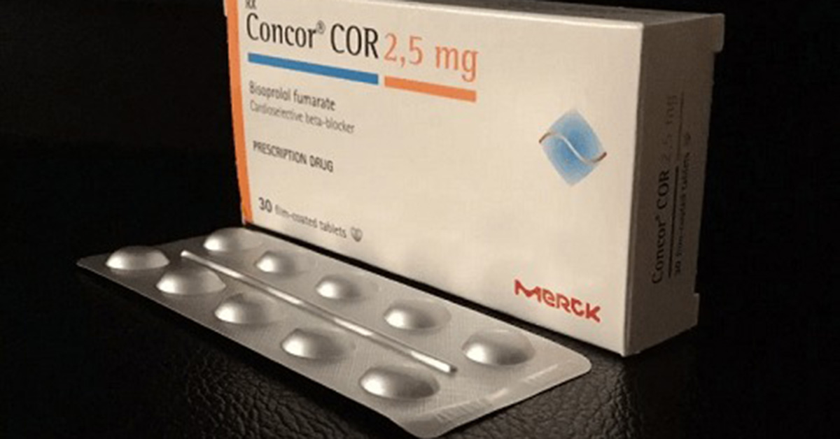 Concor là thuốc gì? Concor 2.5mg là thuốc gì?