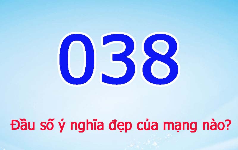 Ý nghĩa phong thủy sim số 038