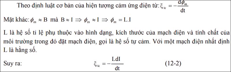 Tìm hiểu suất điện động tự cảm