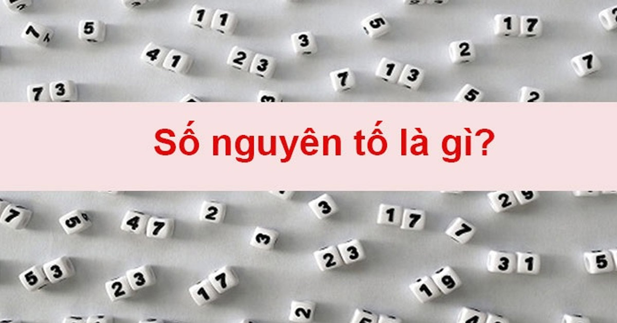 Định nghĩa số nguyên tố là gì?
