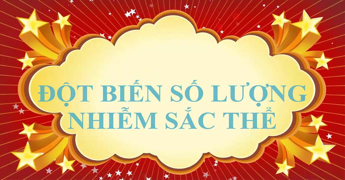 đột biến số lượng nst
